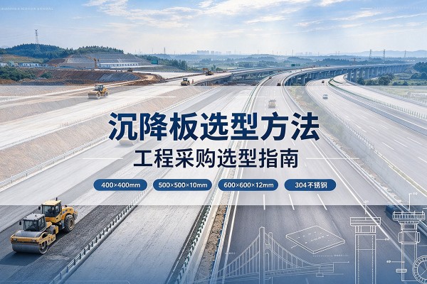 伊金霍洛旗沉降板选择方法