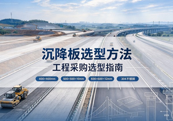 伊金霍洛旗沉降板选择方法